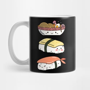 Cute Kawaii Ramen Nigiri Tamago Sushi Mug